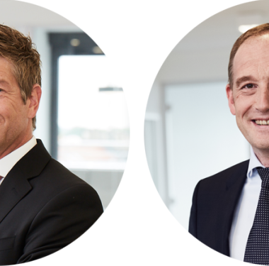 von links nach rechts: Anton Taubenberger, Partner und  Sector Lead Banking, Q_PERIOR | Peter Benthake, Partner und Sector Lead Insurance, Q_PERIOR