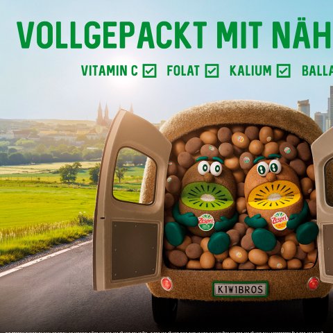 Kompakt, fruchtig, nährstoffreich: Zespri™ Kiwis.